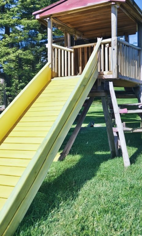 Structure de jeux pour parc extérieur